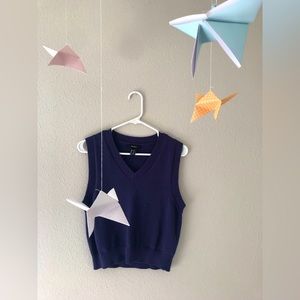 Navy Sweater Vest